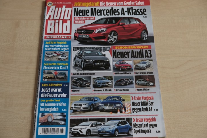 Deckblatt Auto Bild (08/2012)